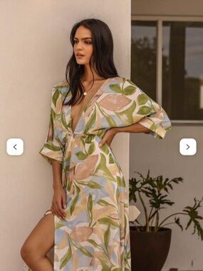 Girl in the Sun Floral Maxi Dress | Size XL | Spring/Beach